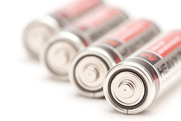 Image showing Batteries on White