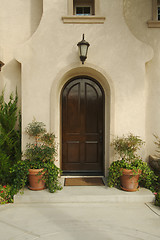 Image showing Home Doorway and Patio