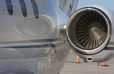 Image showing Private Jet Abstract