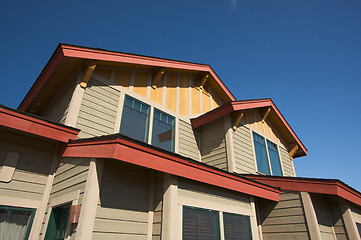 Image showing Colorful New Home Construction 