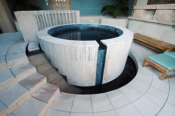Image showing Hot Tub in A Spa Setting