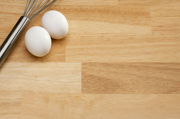 Image showing Mixer and Eggs