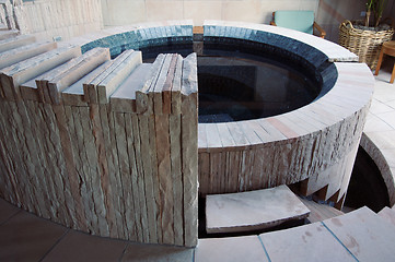 Image showing Hot Tub in A Spa Setting