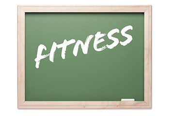 Image showing Chalkboard Series - Fitness