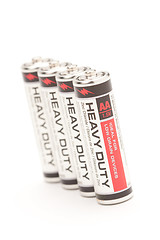 Image showing Batteries on White