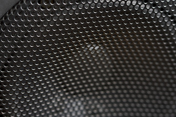 Image showing Abstract Macro of Speaker Mesh