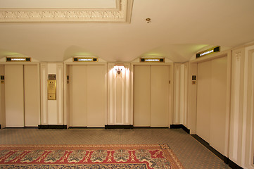 Image showing Classic Elevator Lobby