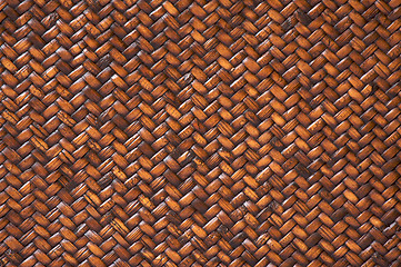 Image showing Rattan Weave Background