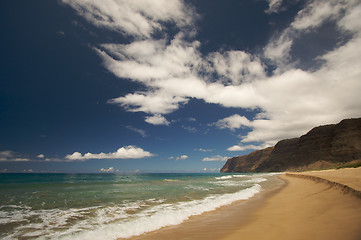 Image showing Polihale Beach, Kauai