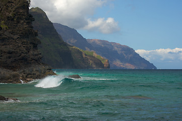 Image showing Kauai's Na Pali Coastline