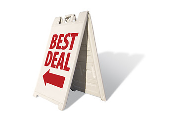 Image showing Best Deal Tent Sign