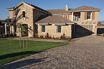 Image showing Modern Home in Rural Setting.