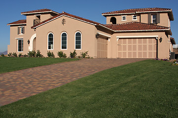 Image showing Modern Home in Rural Setting.