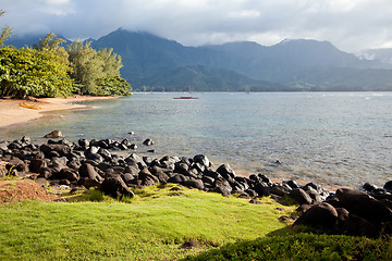 Image showing Beautiful Hanalei Bay