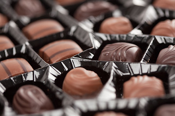 Image showing Tray of Chocolates