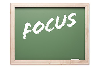 Image showing Chalkboard Series - Focus