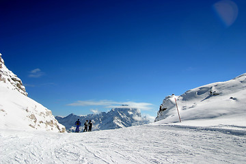 Image showing The ski area in Cortina