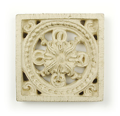 Image showing Ornate Wood Carving Ornament 