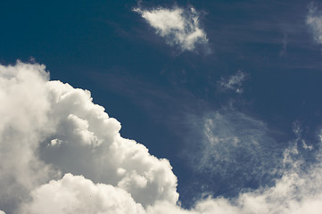 Image showing White Cumulus Clouds