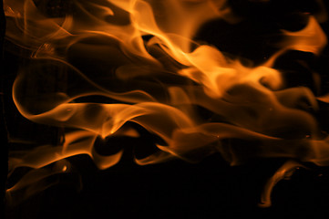 Image showing Dramatic Flames