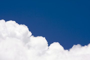 Image showing White Cumulus Clouds