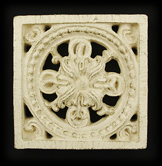 Image showing Ornate Wood Carving Ornament 