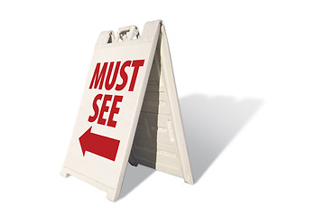 Image showing Must See Tent Sign