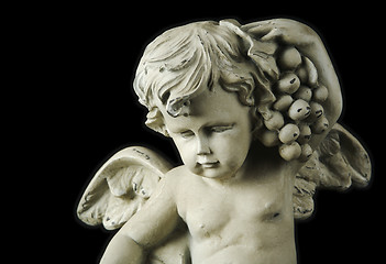 Image showing Cherub on Black Background