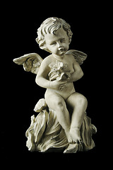 Image showing Cherub on Black Background