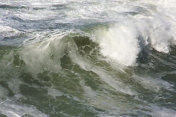 Image showing Rough Pacific Ocean Waves