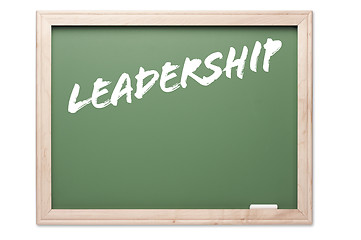 Image showing Chalkboard Series - Leadership