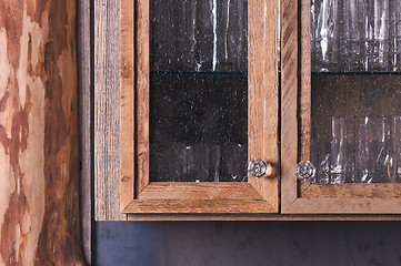 Image showing Rustic Cabinet Abstract