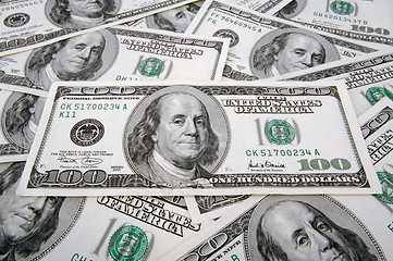 Image showing One Hundred Dollar Bills