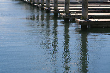 Image showing Harbor Boat Slips