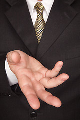 Image showing Businessman Gesturing with Hand