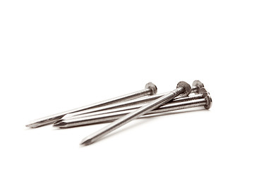 Image showing Construction Nails Isolated