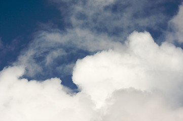 Image showing White Cumulus Clouds