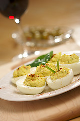 Image showing Deviled Eggs and Appetizers