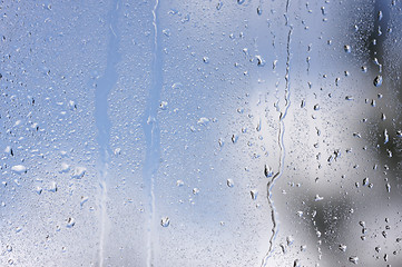 Image showing Rain Drops on Window