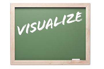 Image showing Quote Series Chalkboard - Visualize