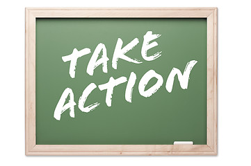 Image showing Chalkboard Series - Take Action