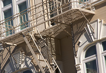 Image showing Abstract Fire Escape