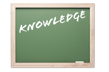Image showing Quote Series Chalkboard - Knowledge