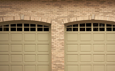 Image showing Abstract of Modern Home Garage Doors