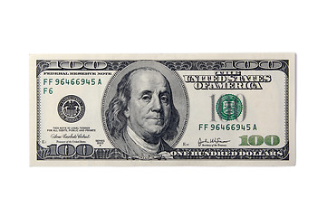 Image showing One Hundred Dollar Bill