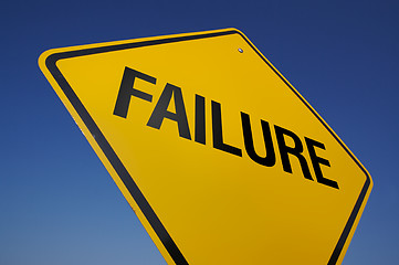 Image showing Failure Road Sign