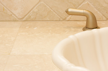 Image showing Abstract of Sink and Faucet