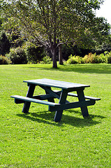 Image showing Picnic table