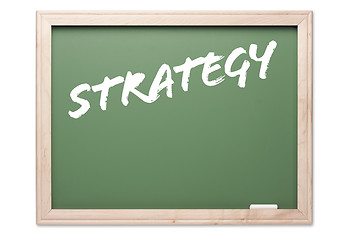 Image showing Chalkboard Series - Strategy