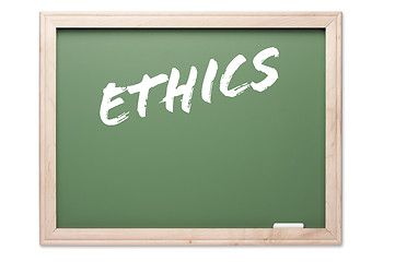 Image showing Chalkboard Series - Ethics